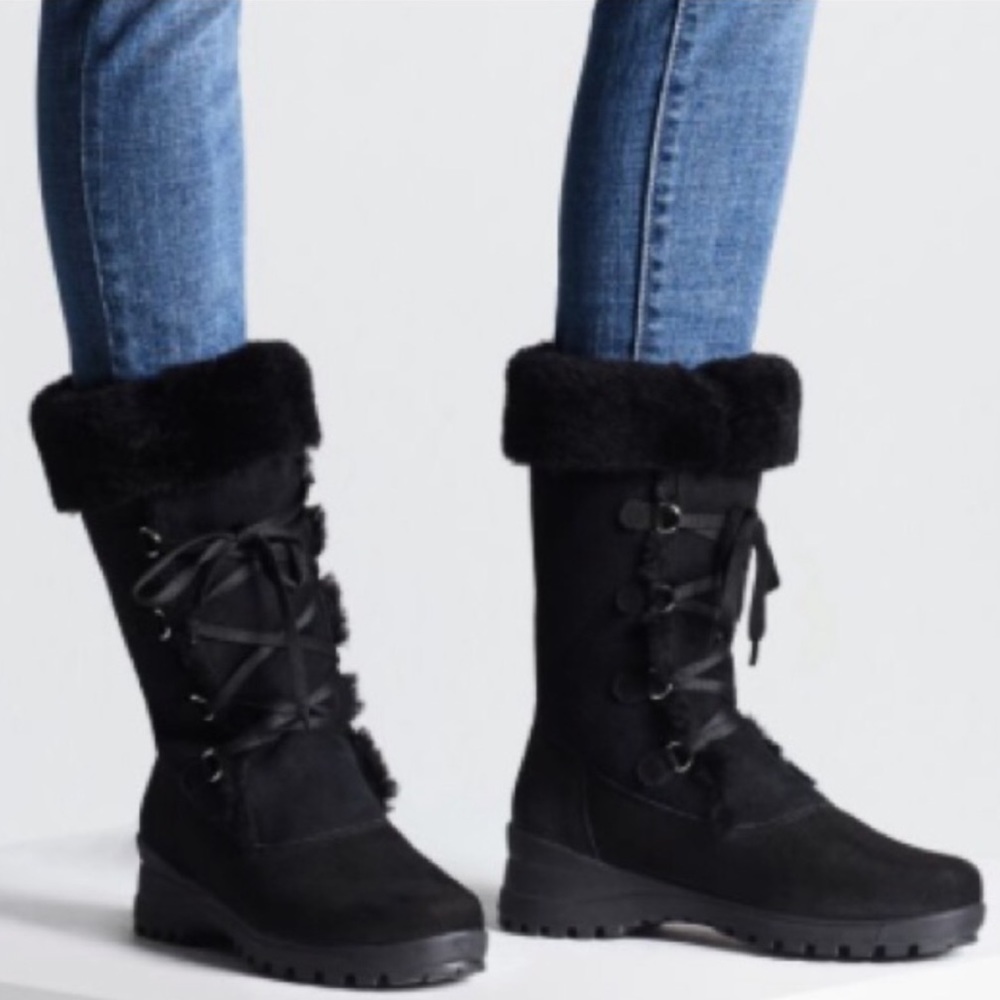❄️ RARE La CANADIENNE shearling boots ❄️